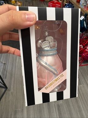 OH CHRISTMASTEE Pink Gown Glass Ornament